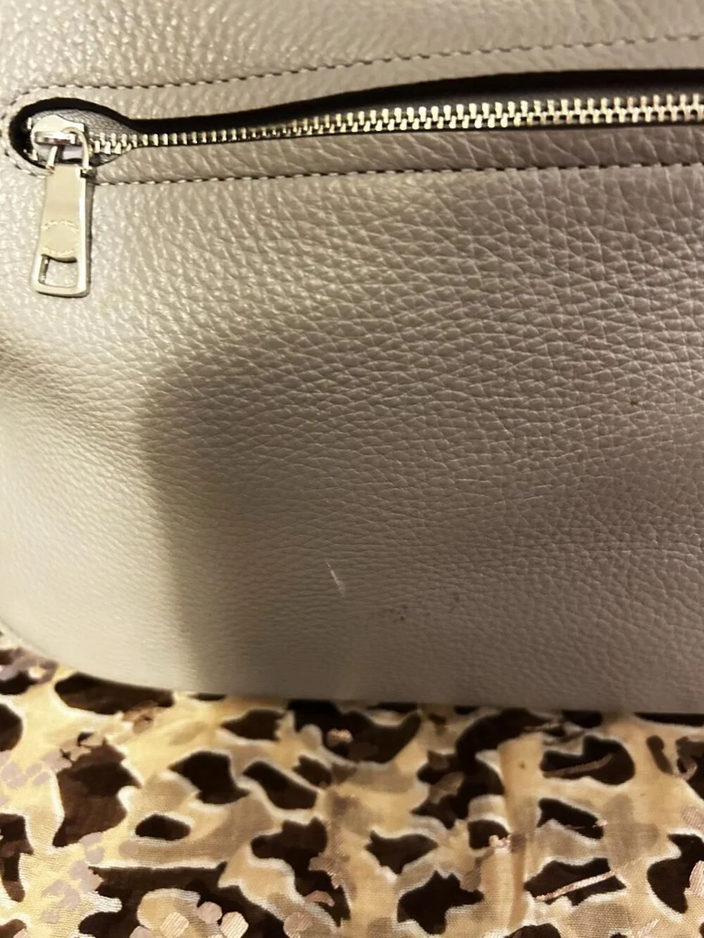 Coach Madison Pebble Leather Shoulder Bag – Light Blue – Silvertone Hardware
